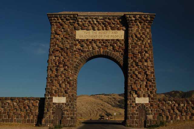 Yellowstone's north gate